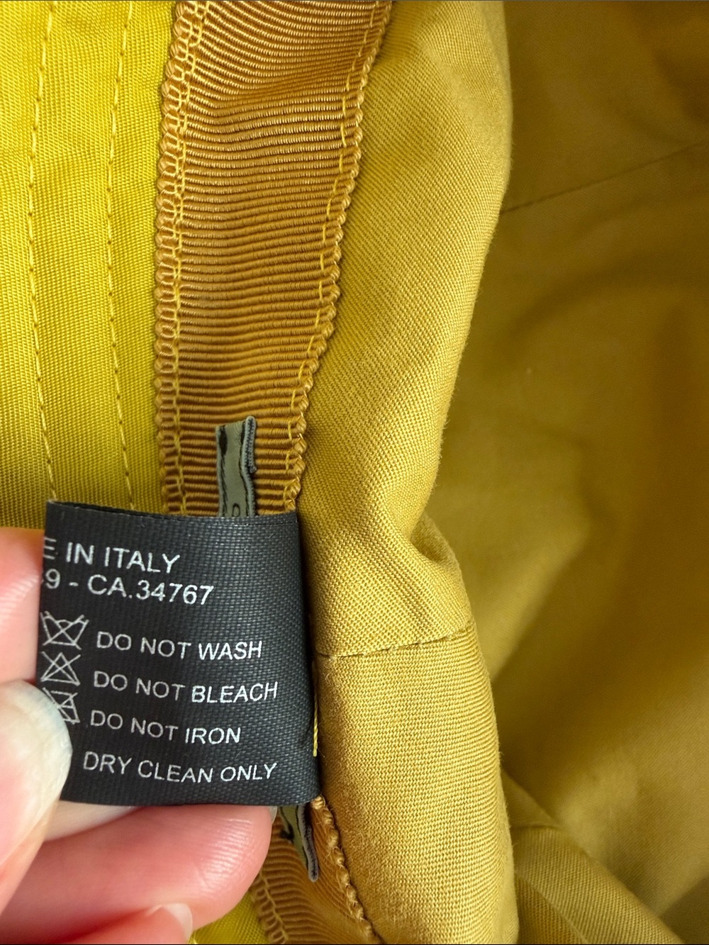 Prada Bright Yellow Re-Nylon Bucket Hat with Logo - Picture 5 of 5